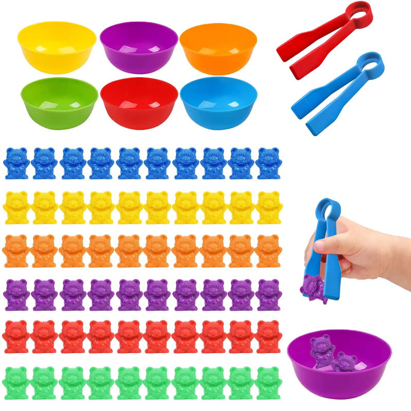 Baby Food Game - Permainan Menghitung Beruang Yang Cocok Mangkuk