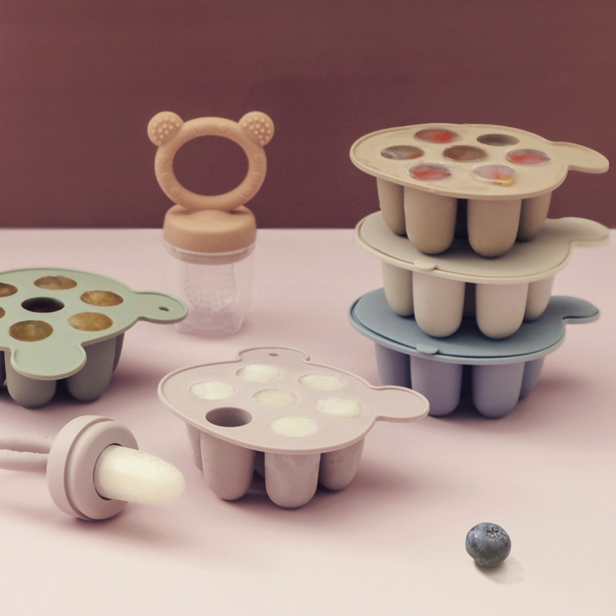 Baby Food Game - Cetakan Es Krim Silikon untuk Bayi,