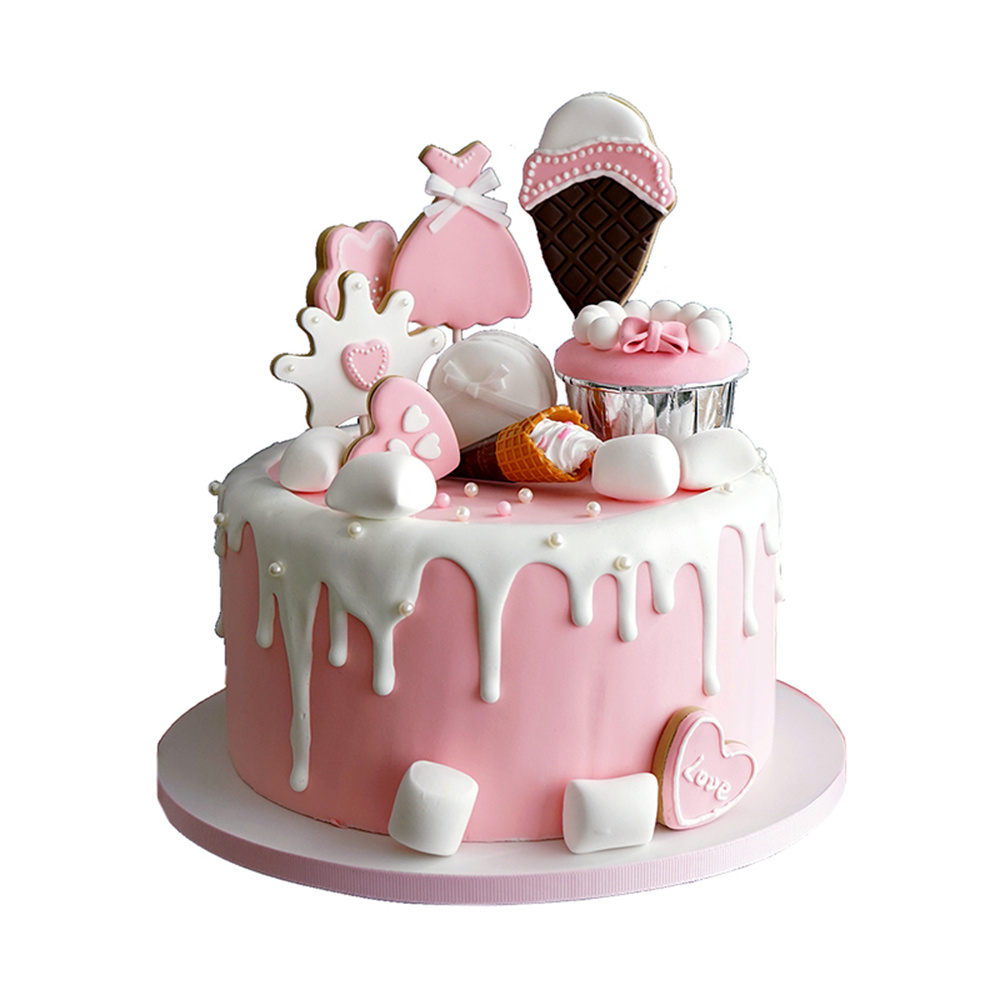Baby Food Dessert - Kue simulasi buatan, makanan tiruan, properti
