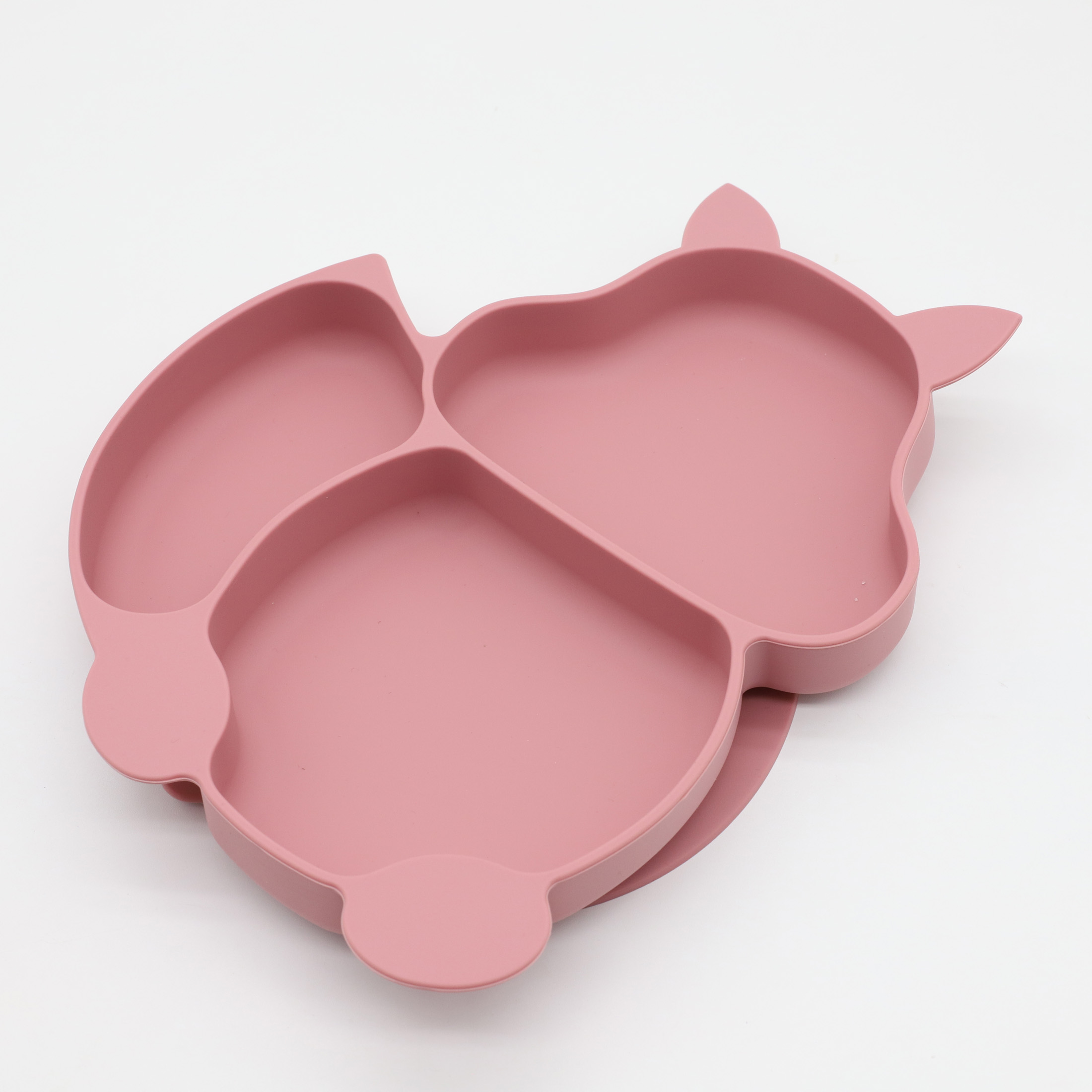 Piring makan tupai silikon, 3  - Baby Food Utensils Set ulasan dan harga