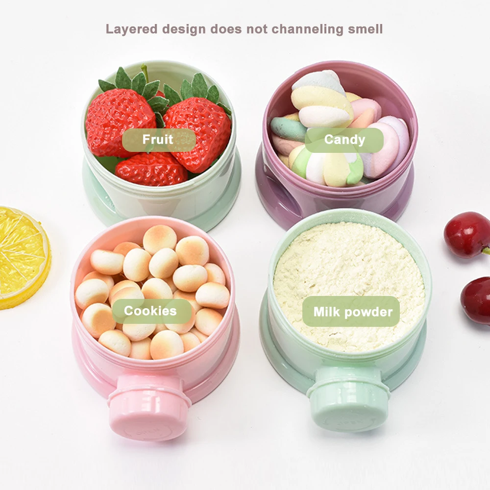 Kotak susu bubuk portabel, 4 l - Baby Food Lactogen ulasan dan harga