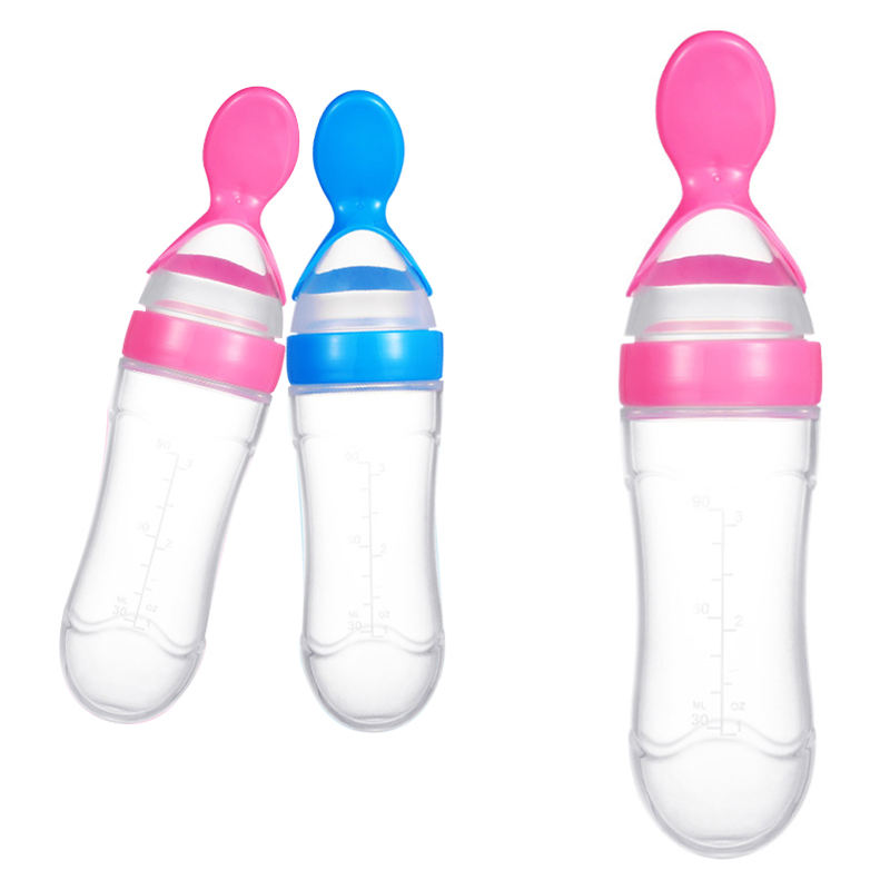 Botol Susu Silikon Bayi Laris  - Baby Food Dispensing Spoon ulasan dan harga