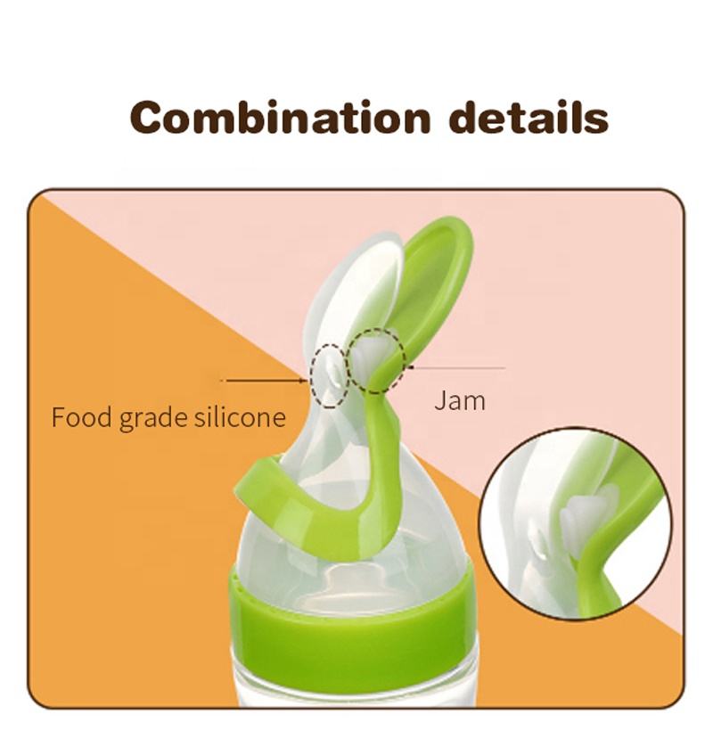 Botol Susu Silikon Bayi Laris  - Baby Food Dispensing Spoon ulasan dan harga