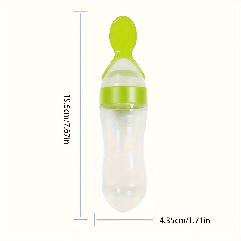 Botol Silikon untuk Memberi Ma - Baby Food Dispensing Spoon ulasan dan harga
