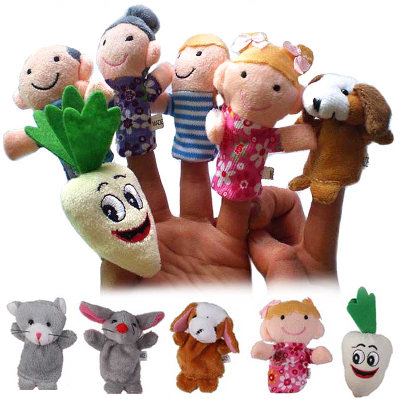 8 Pcs Boneka Jari Hewan Mainan - Baby Food Doll ulasan dan harga