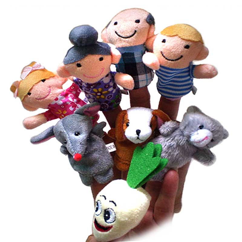 8 Pcs Boneka Jari Hewan Mainan - Baby Food Doll ulasan dan harga