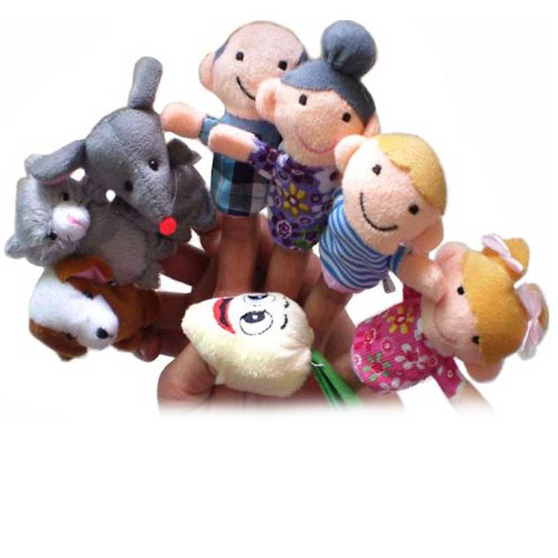 8 Pcs Boneka Jari Hewan Mainan - Baby Food Doll ulasan dan harga