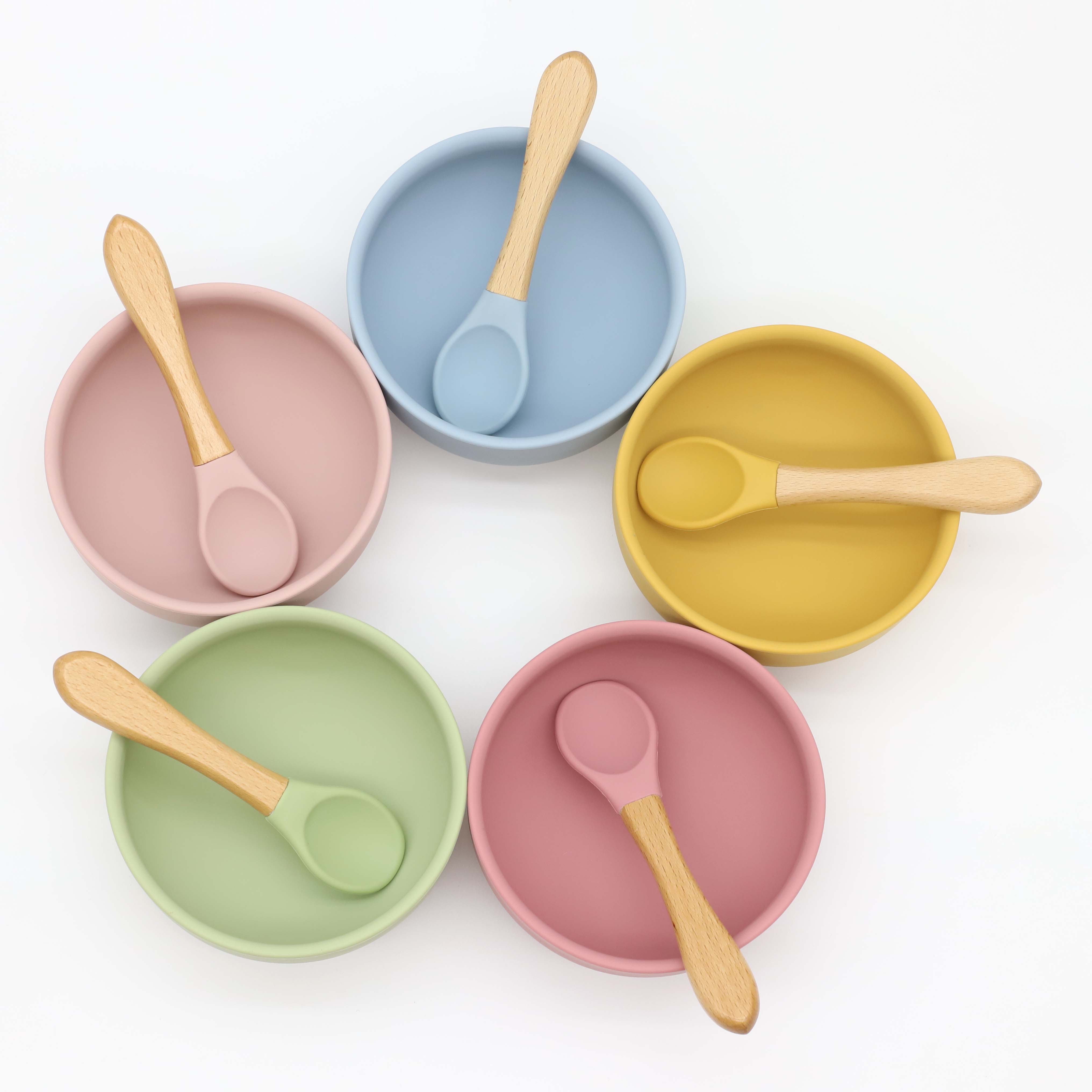 Mangkuk silikon dengan pengisa - Baby Food Dispensing Spoon ulasan dan harga
