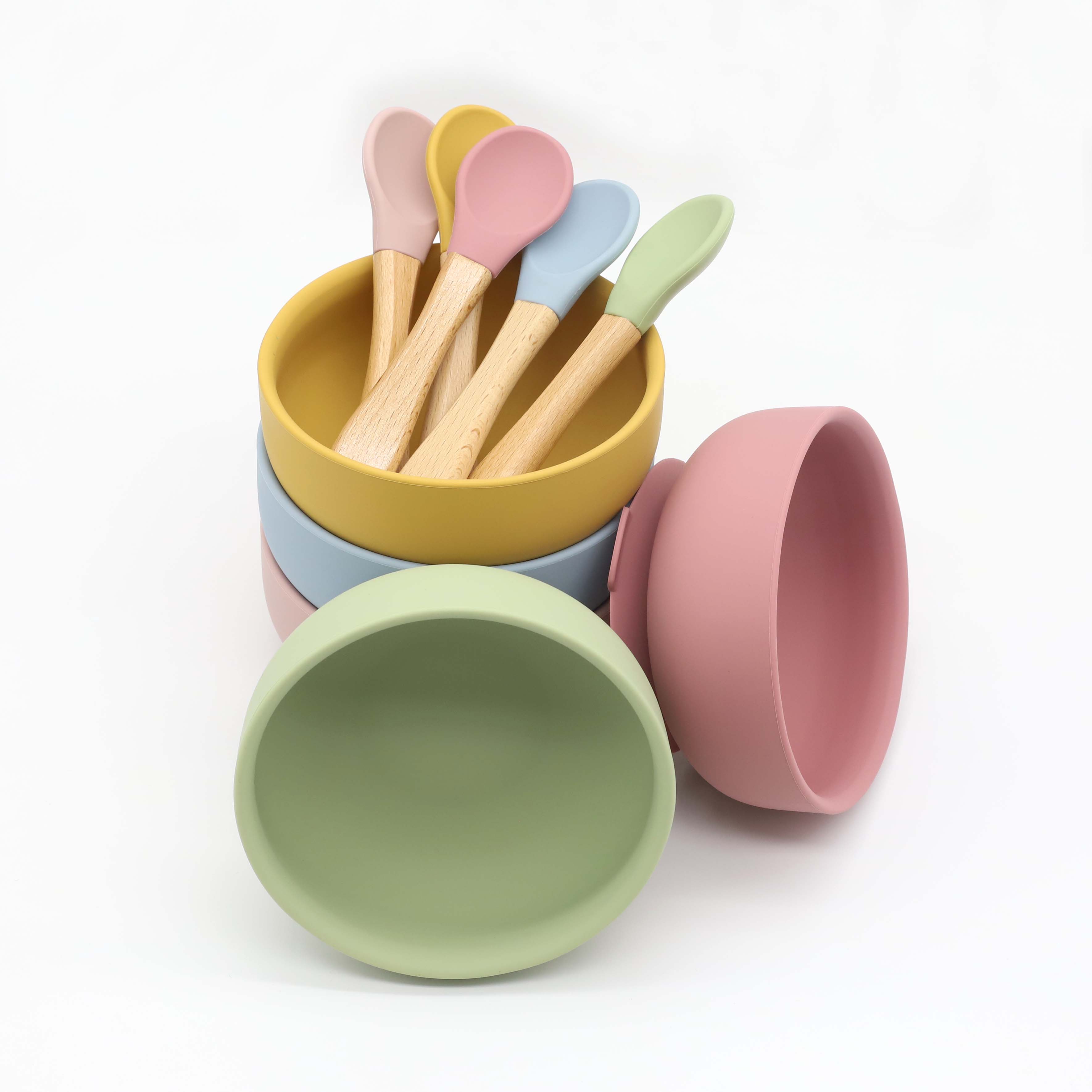 Mangkuk silikon dengan pengisa - Baby Food Dispensing Spoon ulasan dan harga