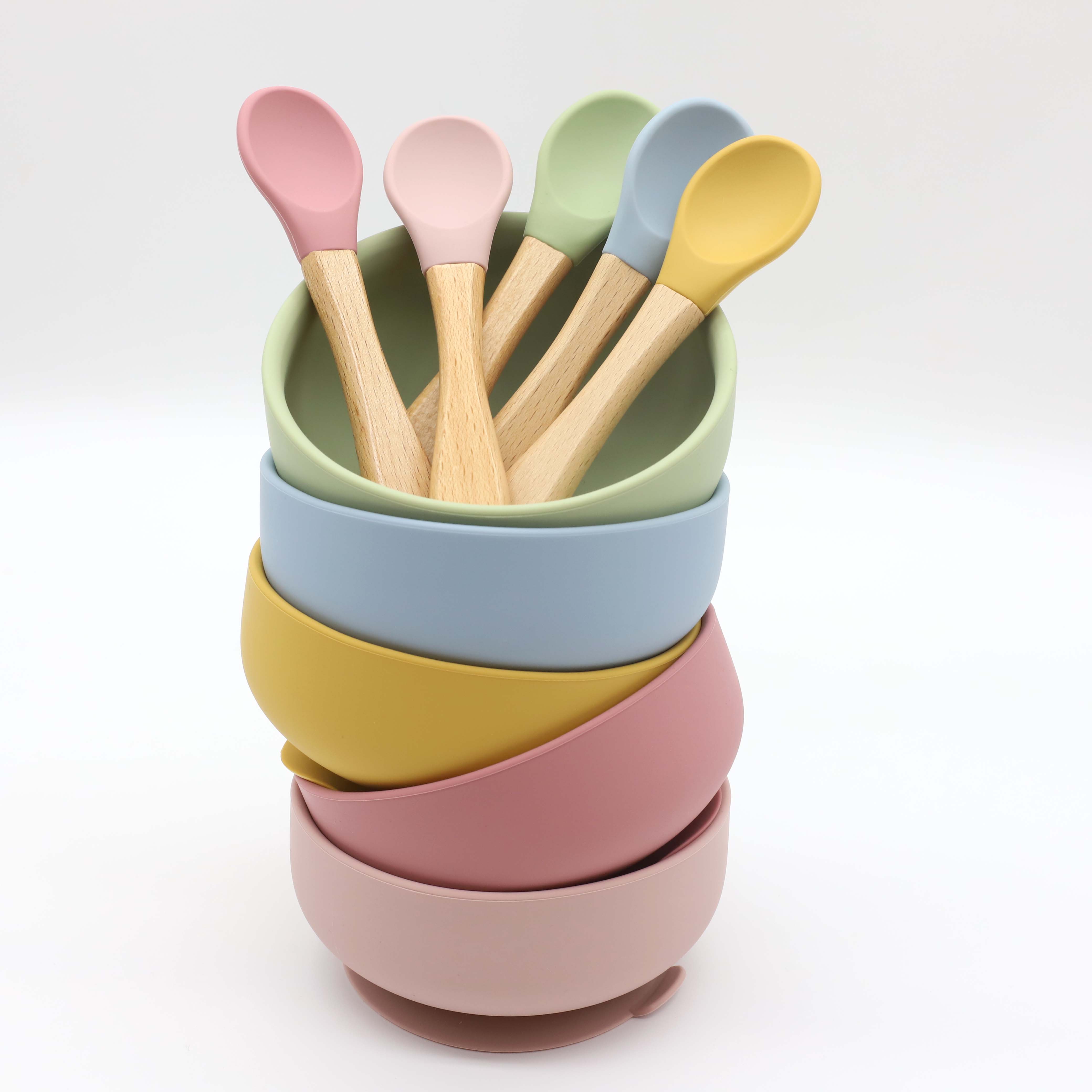 Mangkuk silikon dengan pengisa - Baby Food Dispensing Spoon ulasan dan harga