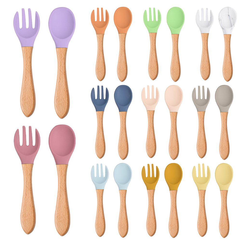 2 Buah/Set Sendok Garpu Siliko - Baby Food Dispensing Spoon ulasan dan harga
