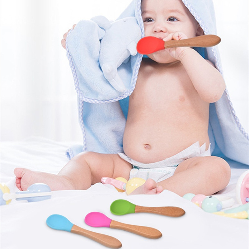 2 Buah/Set Sendok Garpu Siliko - Baby Food Dispensing Spoon ulasan dan harga