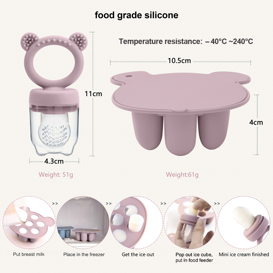 Cetakan Es Krim Silikon untuk  - Baby Food Game ulasan dan harga