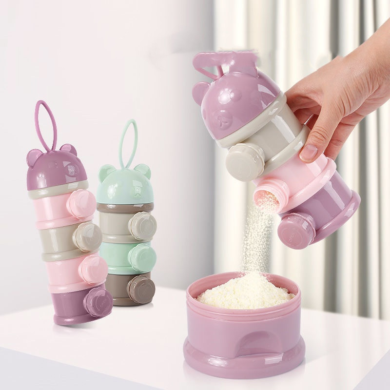 Wadah Susu Bubuk Bayi Beruang  - Baby Food Lactogen ulasan dan harga