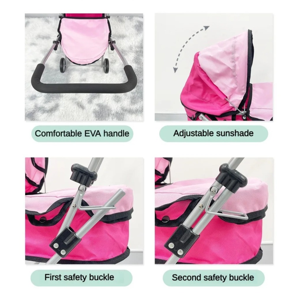 Kereta Dorong Boneka untuk Ana - Baby Food Doll ulasan dan harga