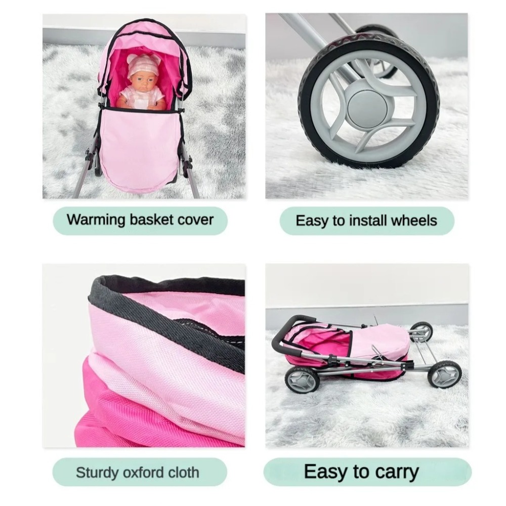 Kereta Dorong Boneka untuk Ana - Baby Food Doll ulasan dan harga